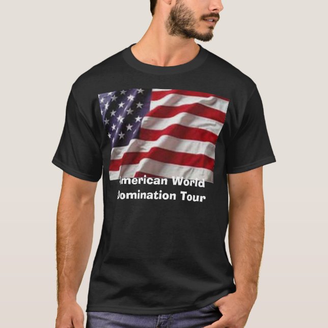 American World Domination Tour T-Shirt (Front)
