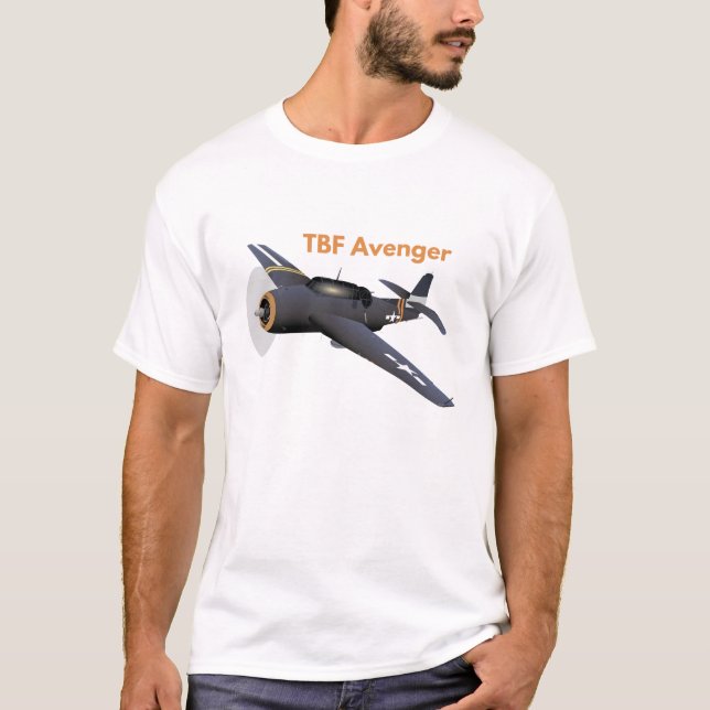 American WW2 Aeroplane T-Shirt (Front)