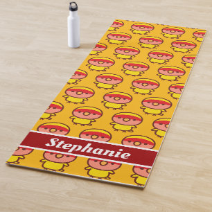 American yellow Peach-faced lovebird Yoga Mat