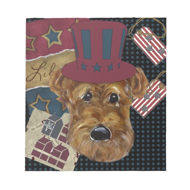 AMERICANA AIREDALE NOTEPAD (Front)