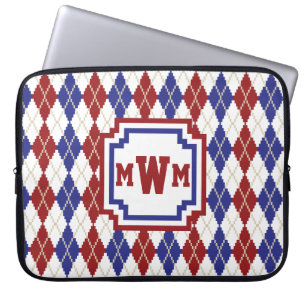 Americana Argyle Laptop Sleeve