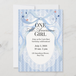 Americana Celebration Invitation