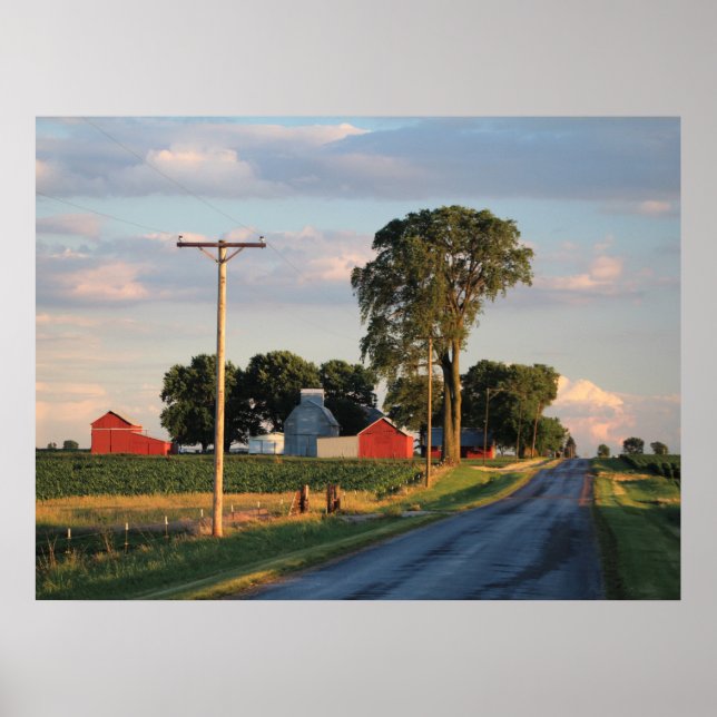 Americana Farm & Barns photo Poster (Front)