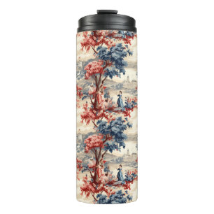 Americana Garden Toile  Thermal Tumbler