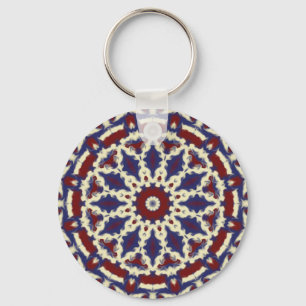 Americana Kaleidoscope Key Ring
