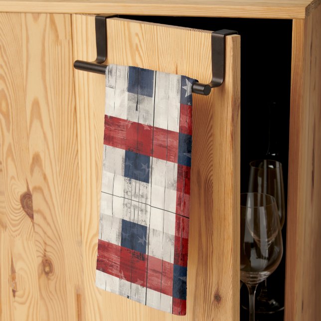 Americana Lattice Kitchen Towel (Thirds Fold)
