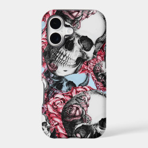 Americana Multi rose skull pattern.