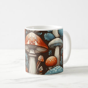 Americana Mushrooms Coffee Mug