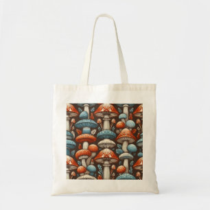 Americana Mushrooms Tote Bag