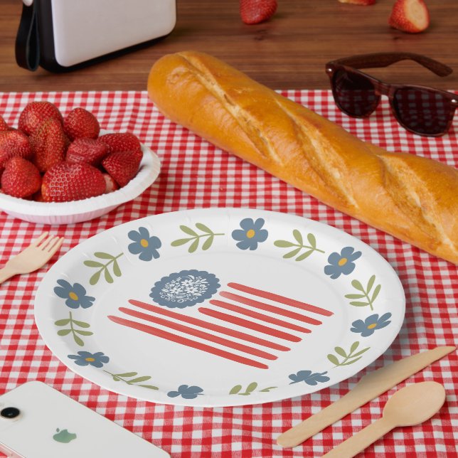 Americana Paper Plate (Picnic)