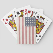Americana Red White and Blue Vintage Flag