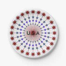 Americana, Red White and Blue with Stars