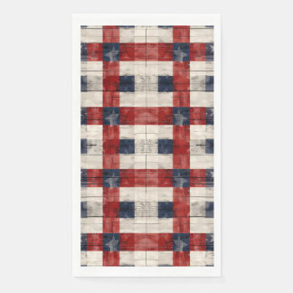 Americana Red White Blue Guest Towels Napkin