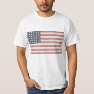 Americana Rustic American Flag T-Shirt