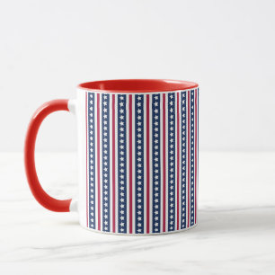 Americana stars and stripes  mug