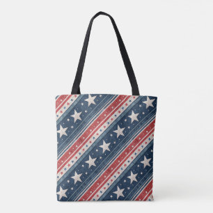 Americana/Stars Stripes/Patriotic Tote Bag
