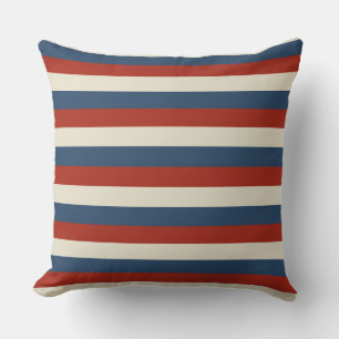 Americana Stripes – Classic Throw Pillow