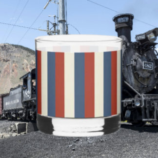 Americana Stripes – Patriotic Rocks Glass