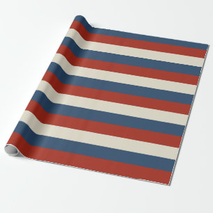 Americana Stripes – Patriotic Wrapping Paper