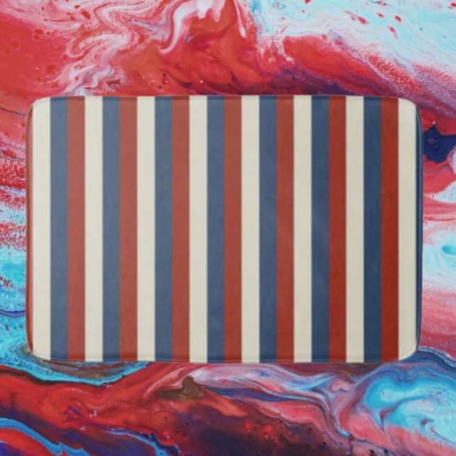 Americana Stripes – Soft Bath Mat (Creator Uploaded)