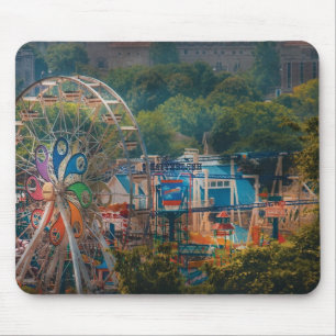 Americana - The Ferris wheel Mouse Pad