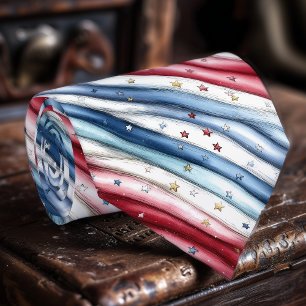 Americana Waves  Tie