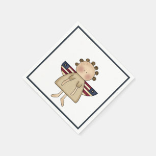 Americana White Paper Napkins
