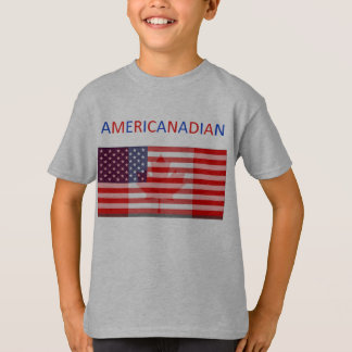 AMERICANADIAN kids' grey tee