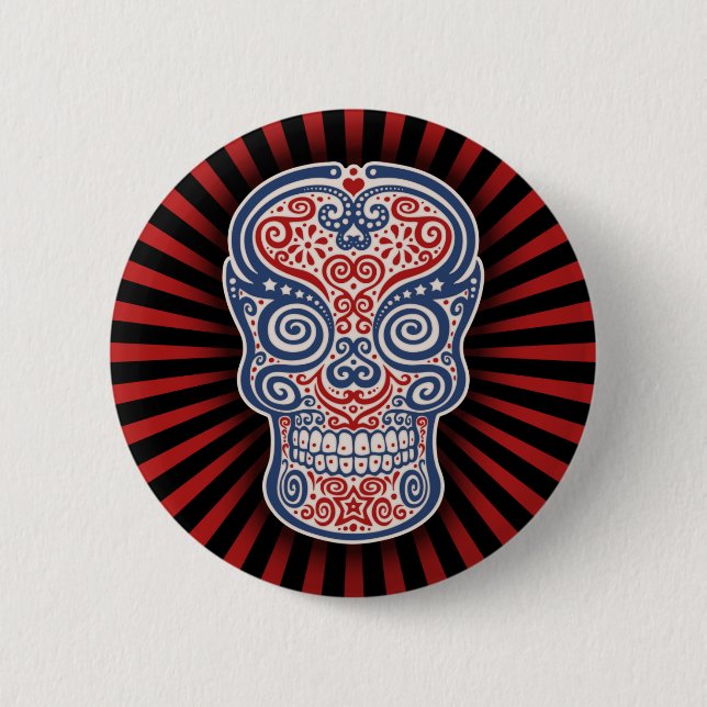 Americano 6 Cm Round Badge (Front)