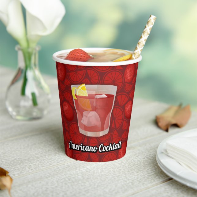 Americano Cocktail Paper Cups (Insitu)