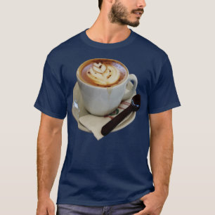 Americano Coffee with Tulip Design And Chocolate S T-Shirt