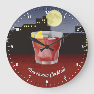 Americano Large Clock