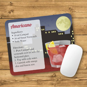 Americano Recipe Mouse Pad