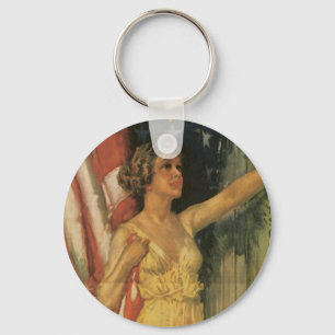 Americans All Key Ring