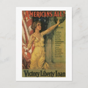 Americans All Postcard