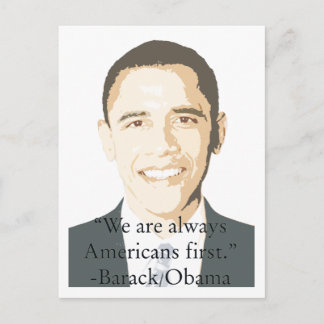Americans First Postcard