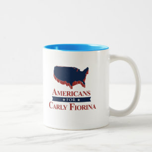 Americans for Carly Fiorina in 2016 Two-Tone Coffee Mug