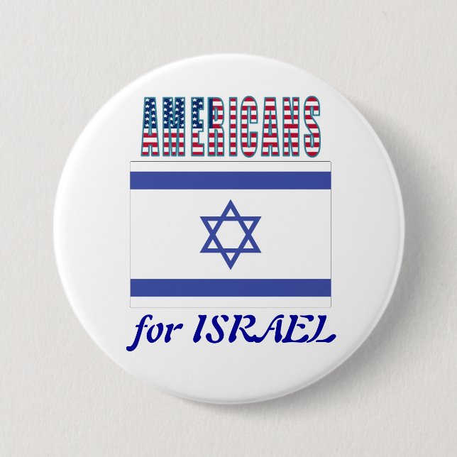 Americans for Israel Button (Front)