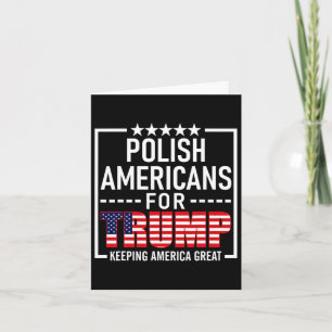 Americans For Trump Conservative Gift 2020 Reelect Card