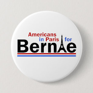 Americans in Paris for Bernie 7.5 Cm Round Badge