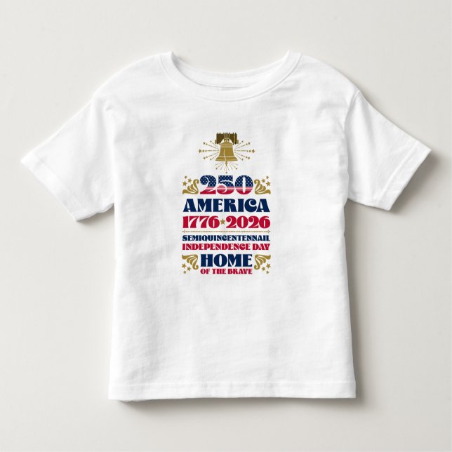 America's 250th Anniversary 1776 - 2026 T-Shirt (Front)