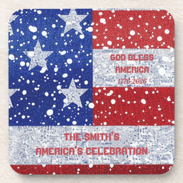 America's 250th Anniversary Celebration  Coaster (Front)