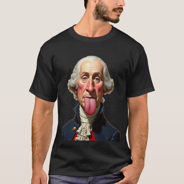 America's 250th Anniversary Celebration George  T-Shirt (Front)