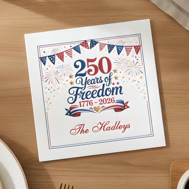 America's 250th Anniversary Napkin (Creator Uploaded)