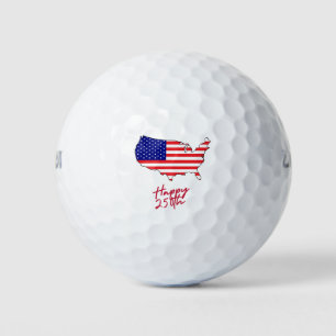 America's 250th Anniversary On The Course July 4th Golf Balls