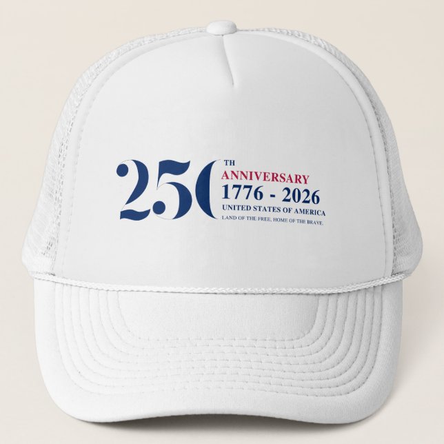 America's 250th Anniversary Trucker Hat (Front)