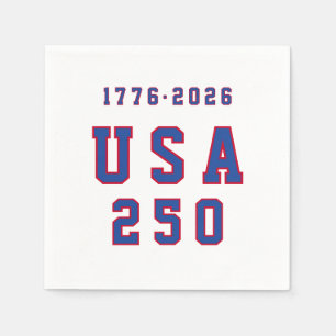 America's 250th Anniversary USA 250 1776 2026 Napkin