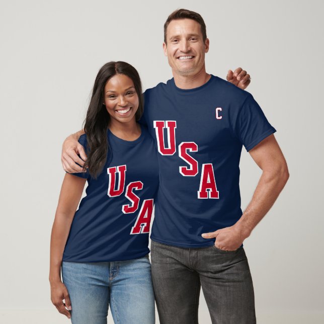America's 250th Anniversary USA Hockey Jersey T-Shirt (Unisex)