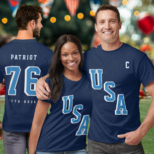America's 250th Anniversary USA Hockey Jersey T-Shirt