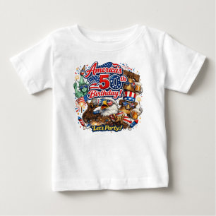 Americas 250th Birthday 4th of July Celebration Baby T-Shirt